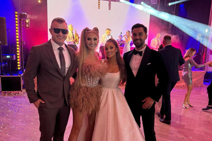 Dawid Narożny i jego żona zagrali na weselu u znanej projektantki! Co zdradziła na temat przyszłości?

