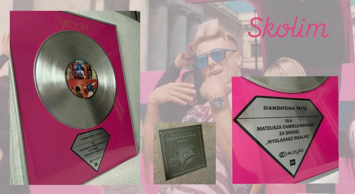 Diamentowa płyta za „Wyglądasz Idealnie” trafiła na aukcję! Niewiarygodny gest Mateusza Chmielewskiego