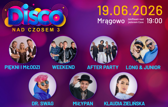 Disco nad Czosłem 3 w Mrągowie 2026