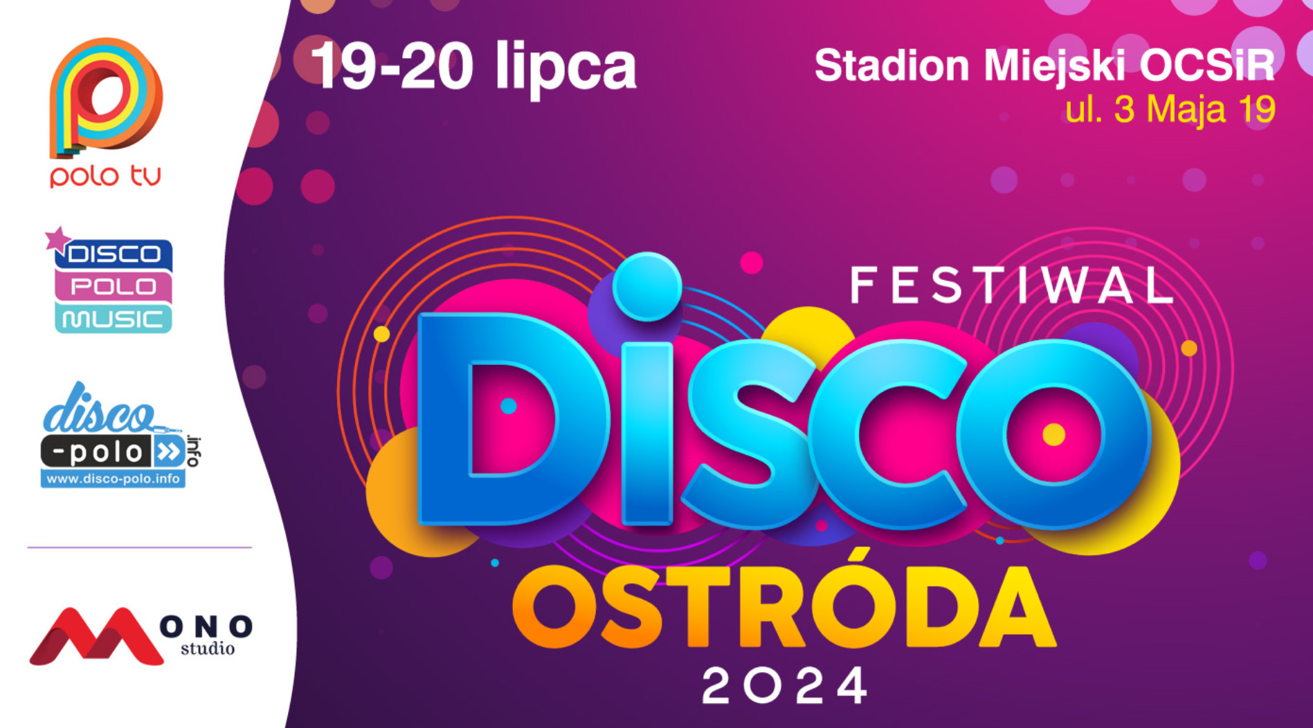 Disco Ostróda 2024 już dziś 19 lipca! Kto wystąpi? BIlety!
