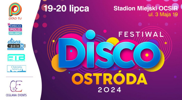Disco Ostróda 2024! Już w piątek i sobotę 19 i 20 lipca! - Najważniejsze informacje! 