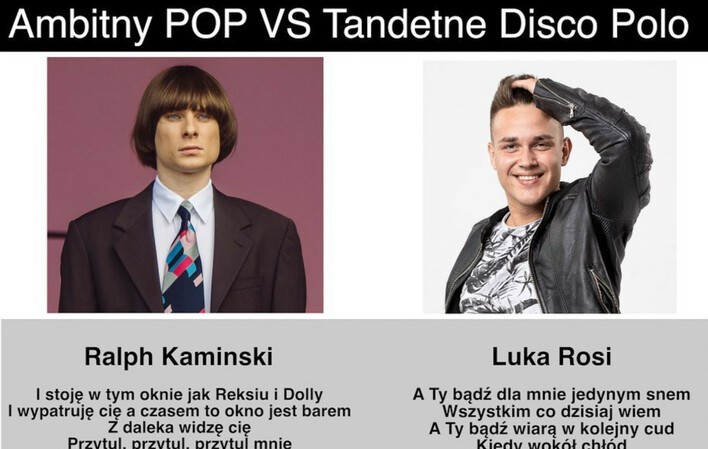 Disco polo lepsze od Ralpha Kaminskiego?! W sieci burza, internauci drwią z artysty „zdecydowanie wolę to „tandetne disco polo„