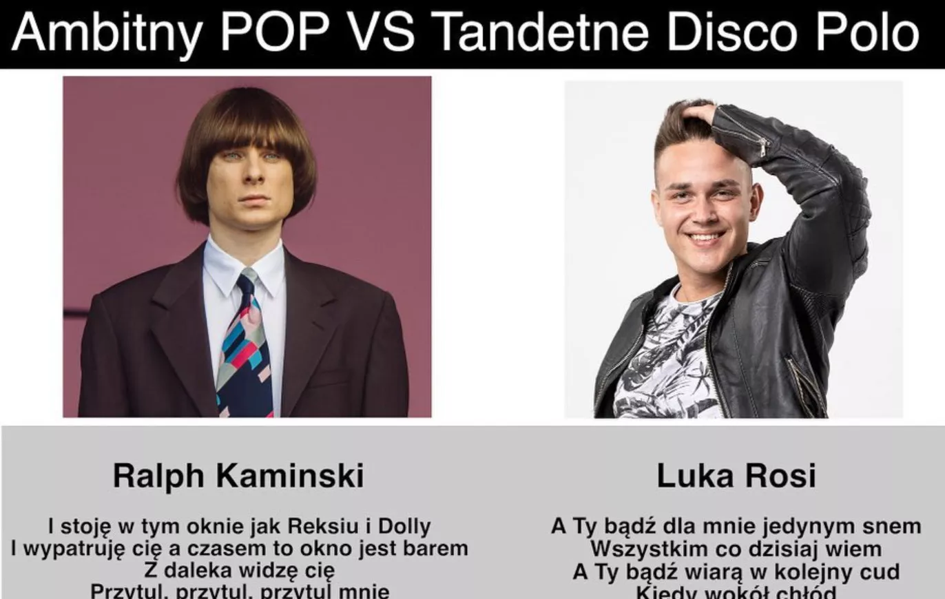 Disco polo lepsze od Ralpha Kaminskiego?! W sieci burza, internauci drwią z artysty „zdecydowanie wolę to „tandetne disco polo„