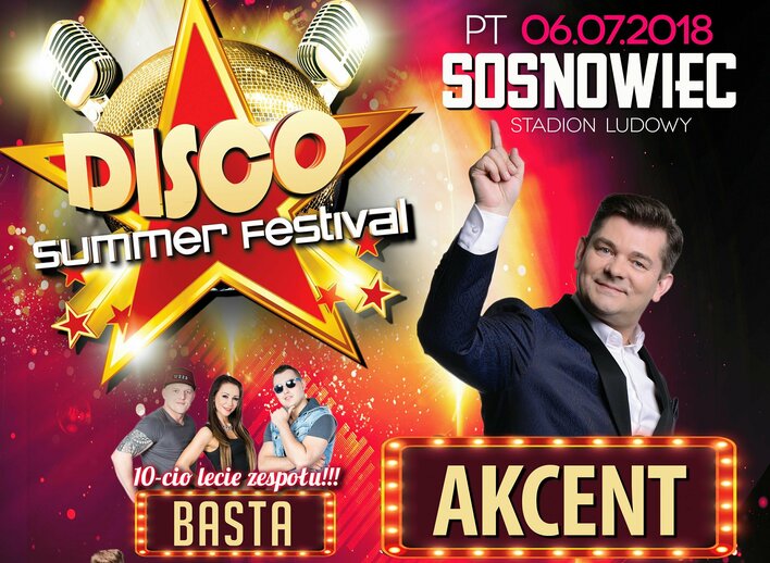 Disco Summer Festival 2018! Mega wydarzenie w Sosnowcu! 