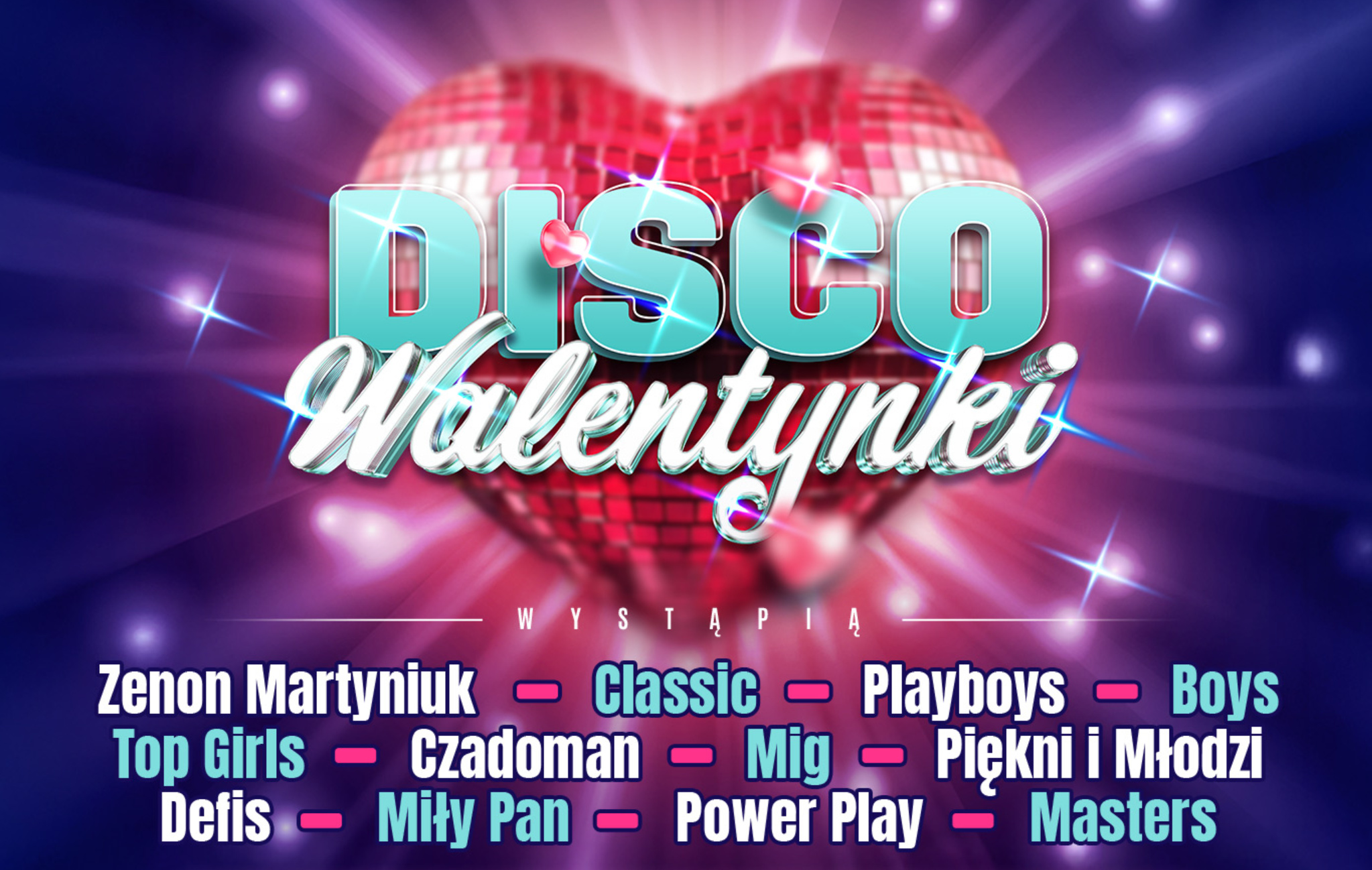 Disco Walentynki 2026 w Jasionce koło Rzeszowa! Kto wystąpi? 