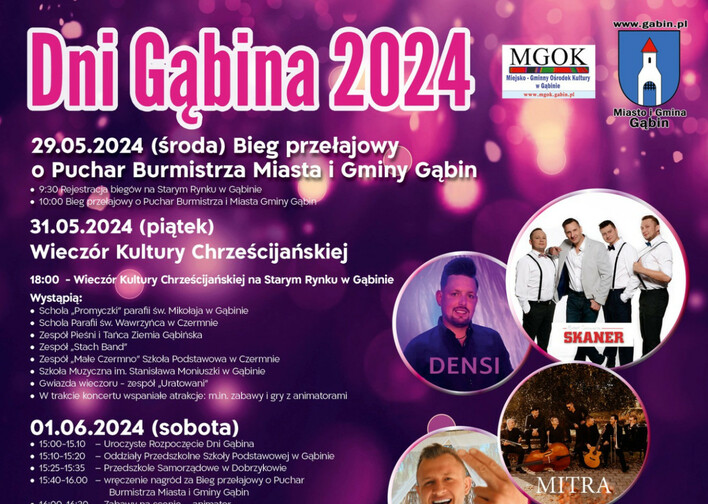 Dni Gąbina 2024: Niezapomniane Święto z gwiazdami disco polo!