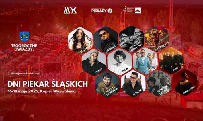 Dni Piekar Śląskich 2025 przyciągną tłumy! MIG i Kordian rozgrzeją scenę do czerwoności!

