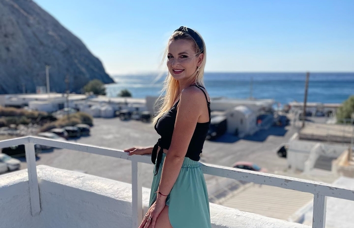Dorota Gwiazdowska na Santorini! Zobaczcie zdjęcia i filmik