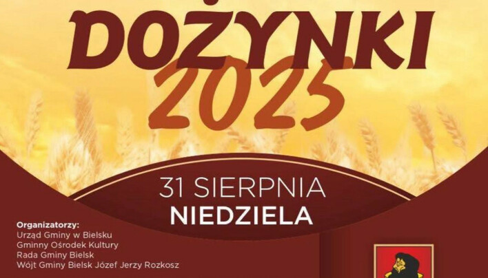 Dożynki 2025 w Bielsku z gwiazdami disco polo.  Koncerty Łobuzów, ROY i Blue Angels
