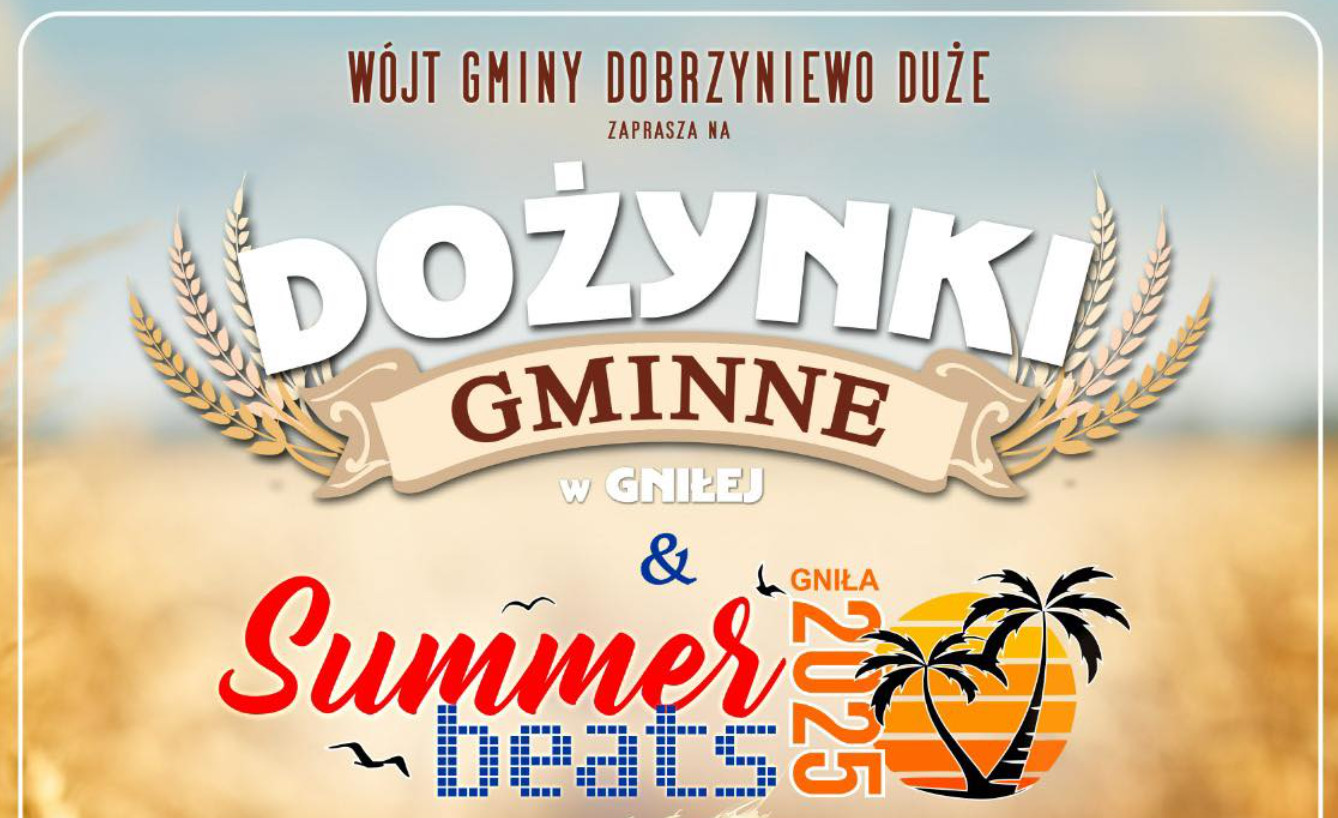 Dożynki gminne w Gniłej 2025 i Summer Beats z gwiazdami disco polo rozgrzeją publiczność

