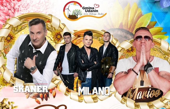 Dożynki Gminne w Lusinie 2025 z koncertami Milano, Marioo i zespołu Skaner