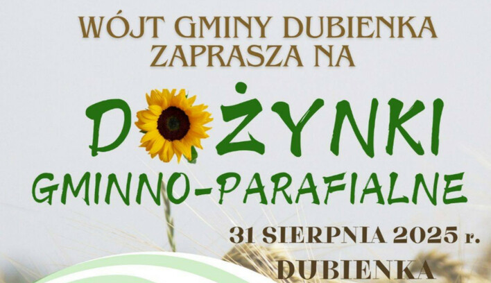 Dożynki Gminno-Parafialne w Dubience 2025 z zespołem Eratox jako gwiazdą wieczoru