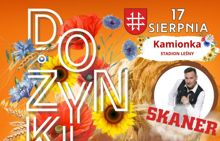 Dożynki Gminno-Parafialne w Kamionce 2025 z koncertami Energy Girls, News, Skaner i Macieja Smolińskiego


