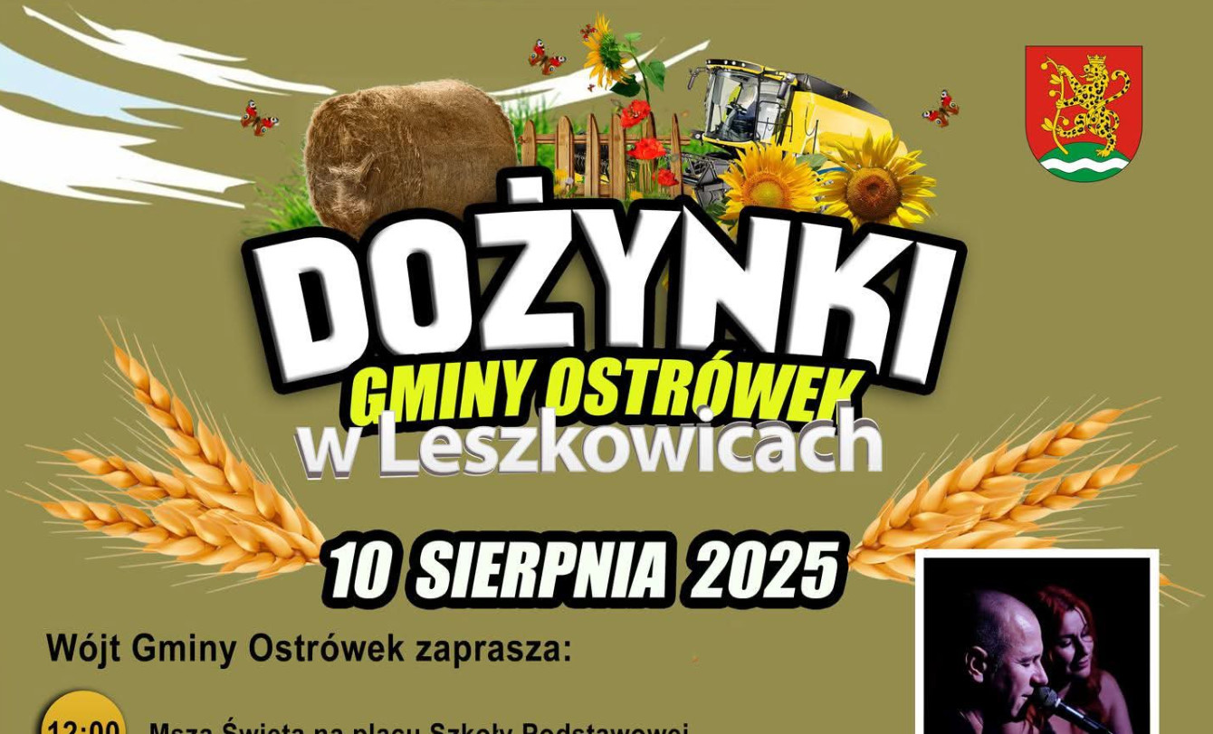 Dożynki w Leszkowicach z gwiazdami disco polo. Cliver i New Fire rozgrzeją scenę!


