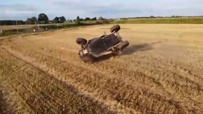 Dramat na planie teledysku wokalistki disco polo! Buggy dachowało, ekipa nagrała wszystko | VIDEO