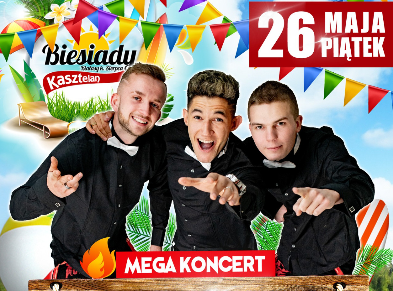 Ekscytujący koncert DiscoBoys już w ten piątek 26 maja w Biesiadach Kasztelan!
