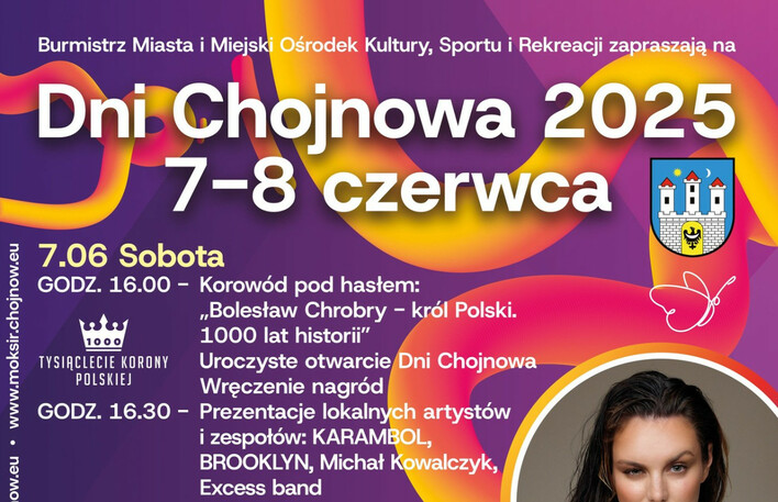 Ewa Farna, Andre, Milano i Mario wystąpią podczas Dni Chojnowa 2025