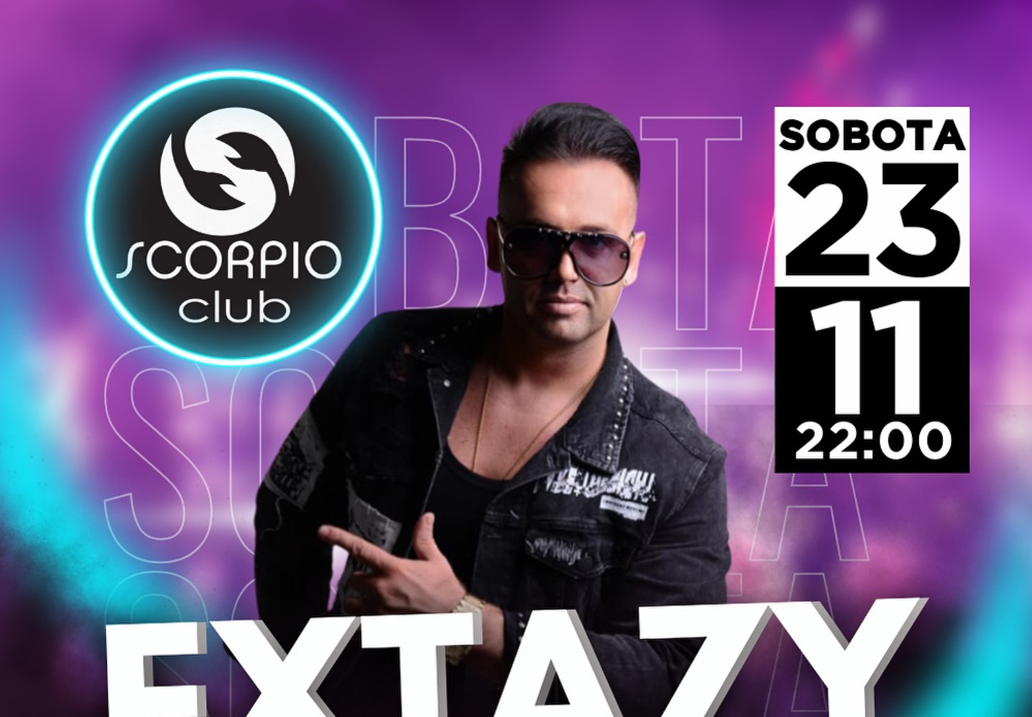 Extazy rozgrzeje scenę w Club Scorpio! Impreza już 23 listopada! 