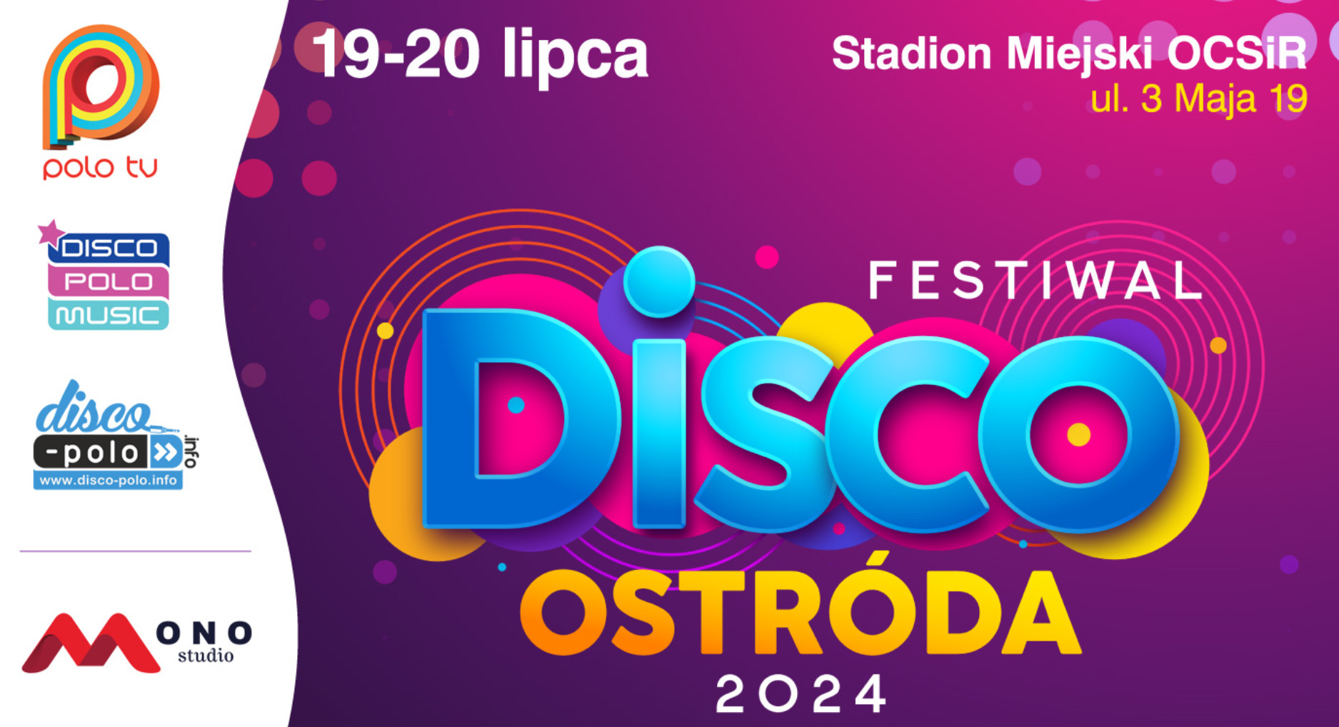 Festiwal Disco Ostróda 2024! Podział na dni - kto wystąpi w piątek i w sobotę