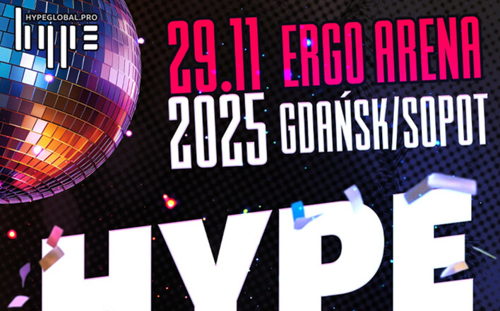 Festiwal Muzyki Disco 2025 - Hype Disco Festiwal rozgrzeje Trójmiasto! Największe gwiazdy już wkrótce w ERGO ARENIE