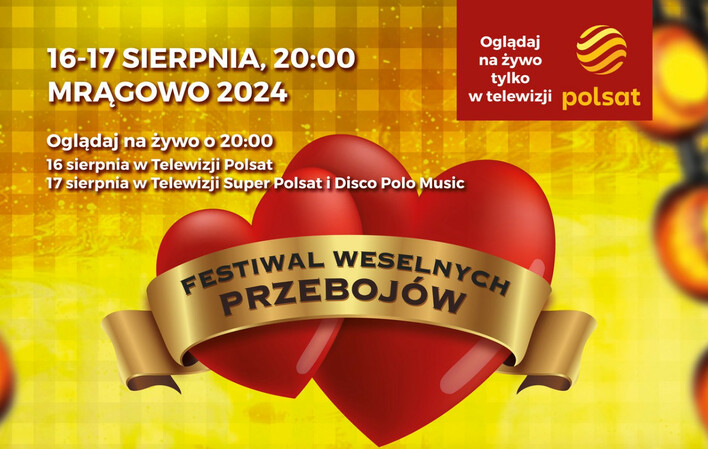 Festiwal Weselnych Przebojów 2024 - wiemy kto wystąpi! Lista wykonawców!