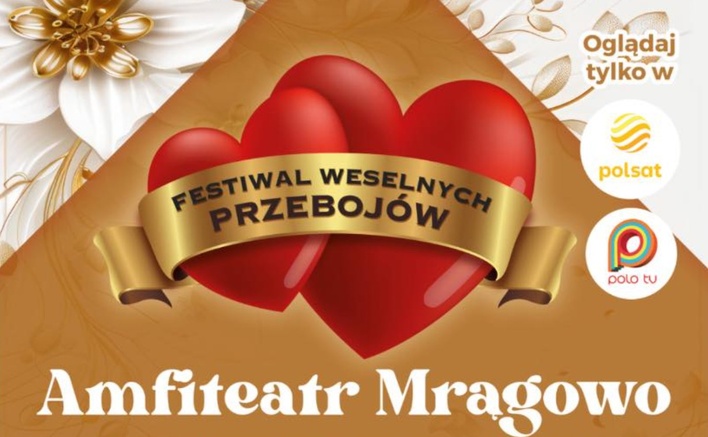 Festiwal Weselnych Przebojów 2025 w Mrągowie powraca z rozmachem! Kto wystąpi, bilety, transmisja