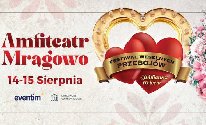 Festiwal Weselnych Przebojów 2026 w Mrągowie. Ruszyła sprzedaż biletów 