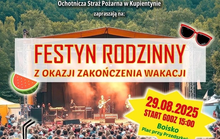 Festyn rodzinny w Kupientynie 2025 – Topky gwiazdą wieczoru