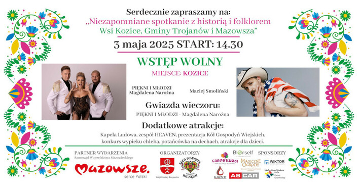 Festyn w Kozicach z Magdaleną Narożną i Piękni i Młodzi! Kiedy i o której rozpocznie się wielkie muzyczne święto?

