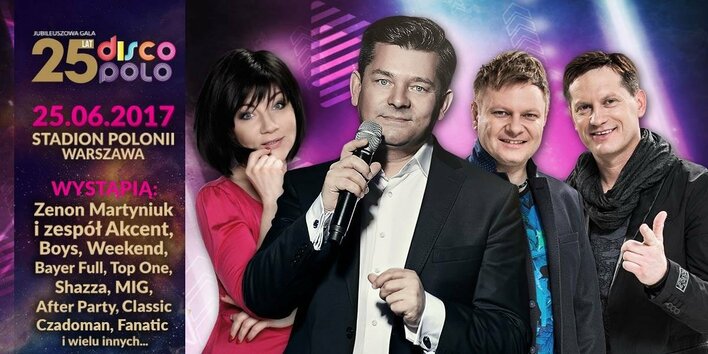 Gala „25 lat Disco Polo” - Transmisja na TVP 2 oraz Polo TV. Wiemy kto wystąpi! 