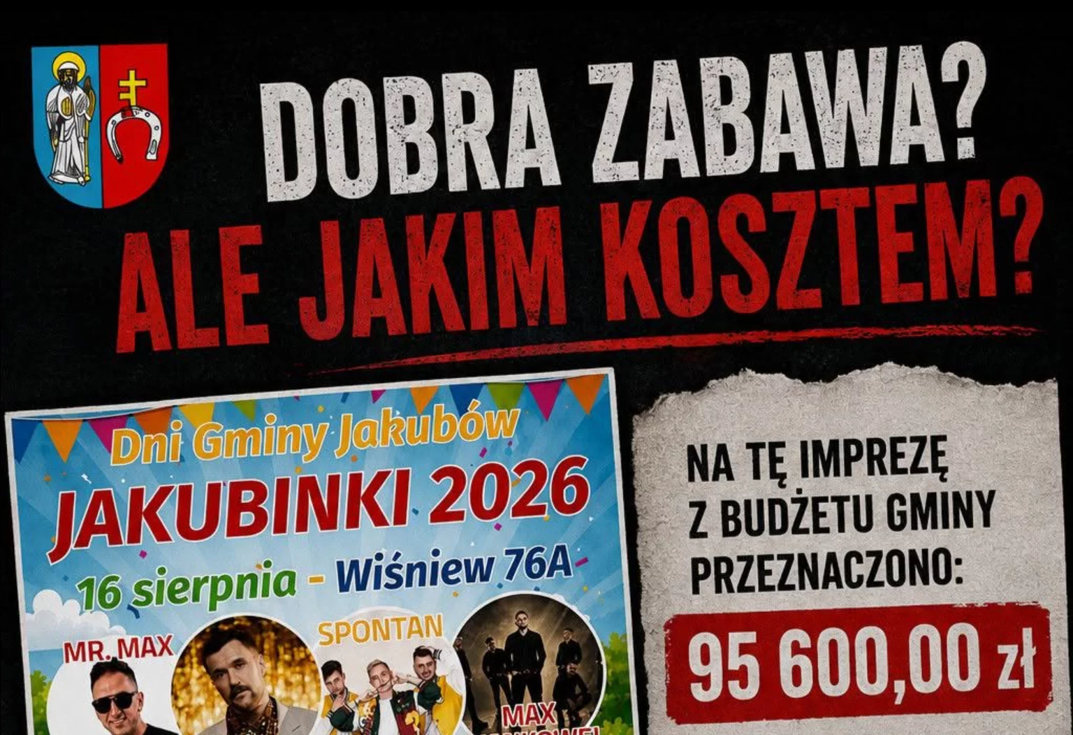 Wielka afera?! Gmina przesunęła 95 600 zł z rezerwy na jedno popołudnie z disco polo!