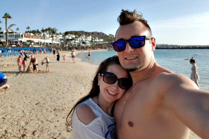 "Gorące pozdrowienia z Wysp Kanaryjskich"- Państwo Biedrzyccy na wakacjach!