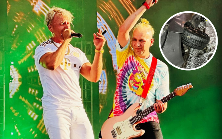 Groźny wypadek Skolima i jego ekipy! Koło urwało im się podczas jazdy! Znamy szczegóły zdarzenia