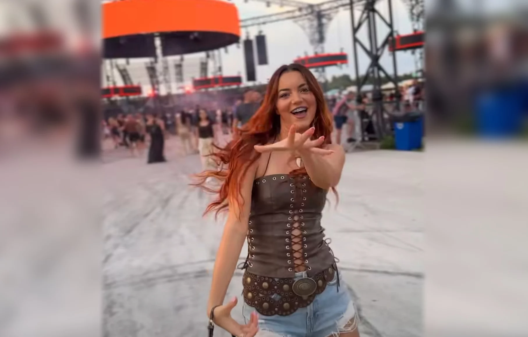 Gwiazda disco polo Angelika Żmijewska na Sunrise Festival! Wyglądała zjawiskowo!
