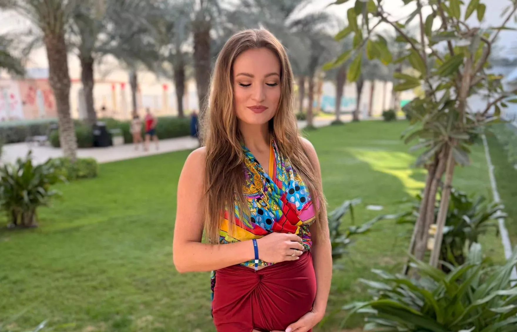 Gwiazda disco polo Paulina Banaszek z Energy Girls prezentuje ciążowy brzuszek