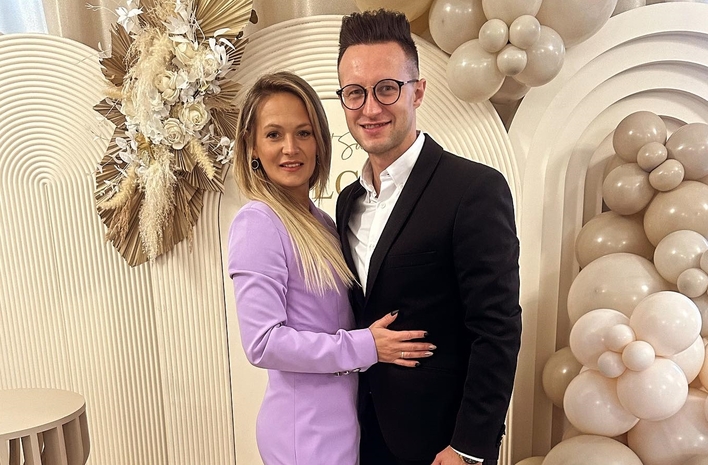 Jakub Urbański z przepiękną żoną Eweliną na rodzinnej imprezie. Zobaczcie zdjęcia!