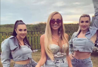 Joanna Narożna w głębokim dekolcie i zmysłowym tańcu do „Mini” – nagranie z tancerkami robi furorę