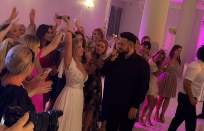 Joker dał czadu na weselu! Zobaczcie, co robiła Panna Młoda i Pan Młody!
