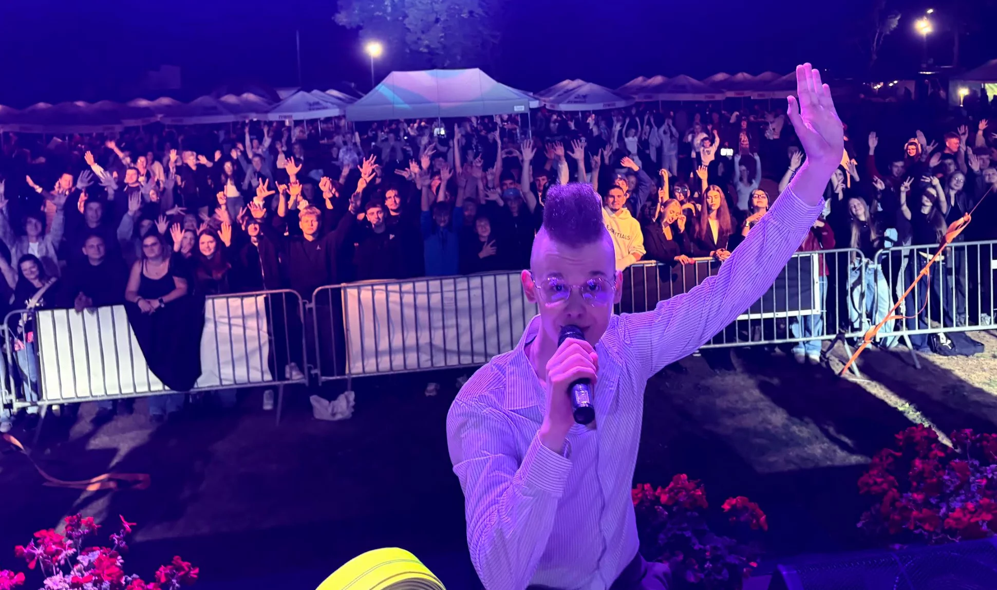 Kacper Raduchowski porwał Biestrzykowice na 80-lecie OSP