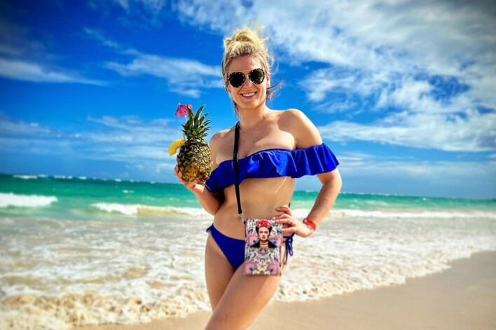 Kajra pokazała swoje piękno w sieci! Żona Sławomira mocno eksponuje swoje pośladki!