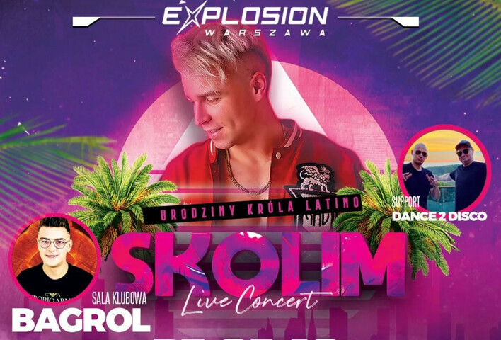 Konrad Skolim Skolimowski w klubie Explosion w Warszawie - wieczór pełen największych hitów już 27 października!
