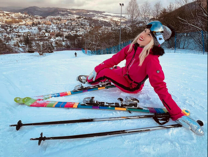 LaViola na stoku: Gwiazda disco polo wybrała się na narty!