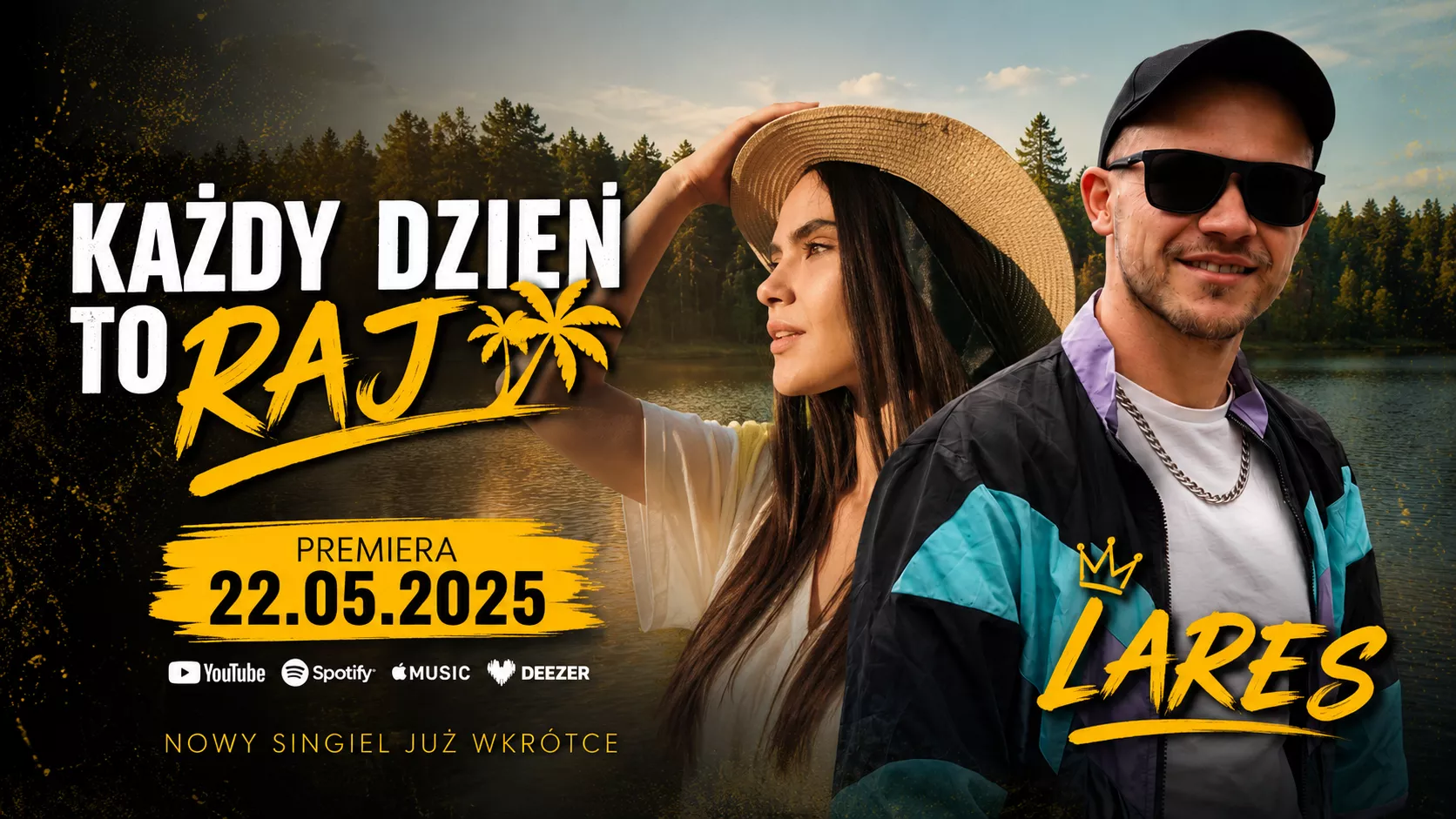 Lares całkowicie zmienia styl! „Każdy dzień to raj” to disco polo, jakiego jeszcze nie grał