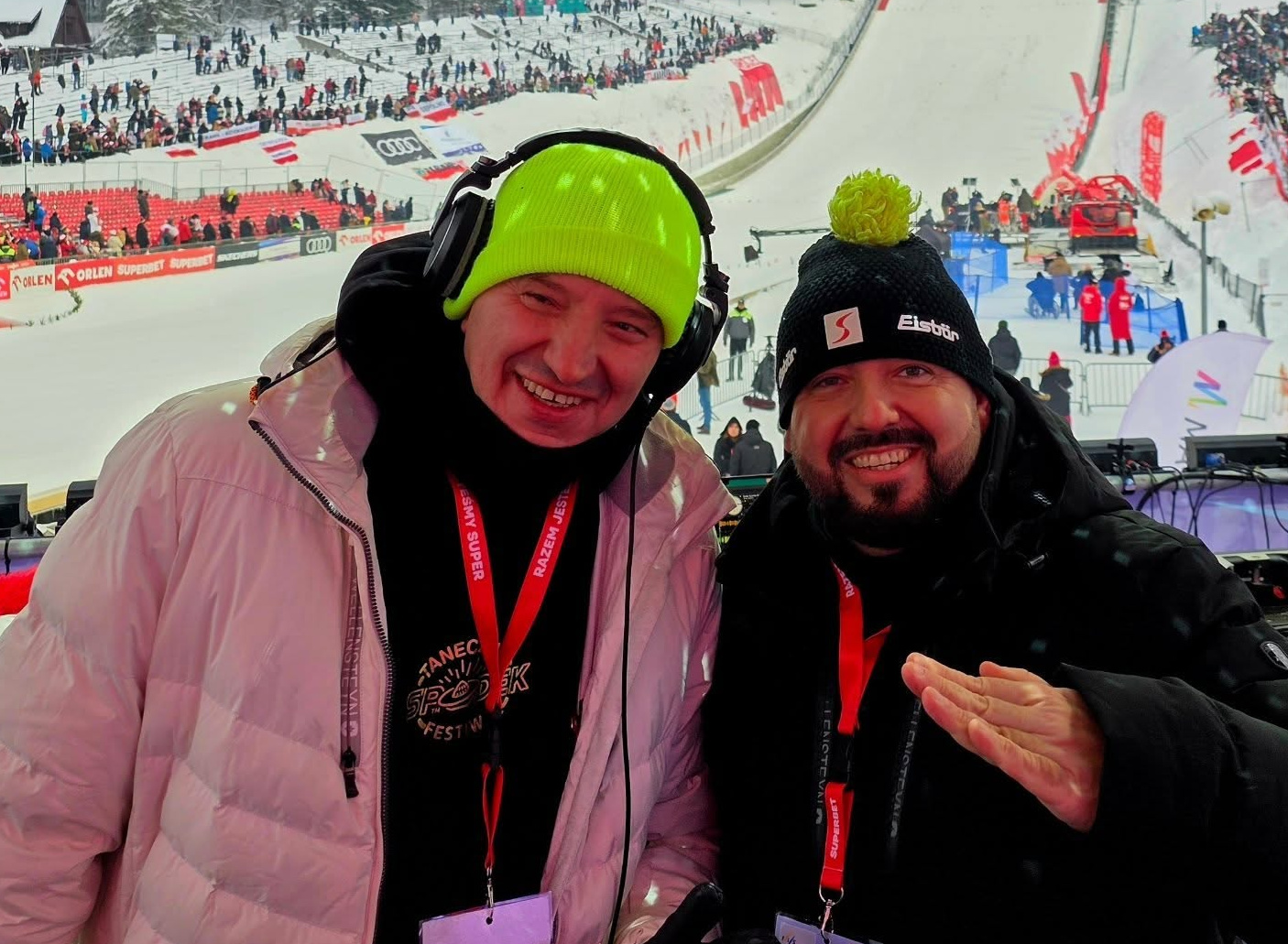 Long & Junior na Wielkiej Krokwi w Zakopanem. Co tam robili artyści disco polo