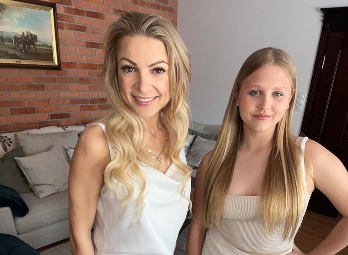 Magdalena Narożna i jej córka Gabrysia - Nie uwierzysz, jak bardzo są do siebie podobne! Gabrysia to już duża dziewczyna!