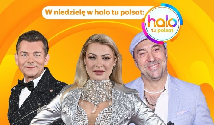 Magdalena Narożna, Zenek Martyniuk, Marcin Miller w halo tu polsat tuż przed wielkim finałem Disco Star