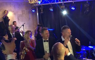 Mamy nowe nagranie z wesela Daniela Martyniuka. Wystąpił na nim zespół Mig. Reakcja gości bezcenna 