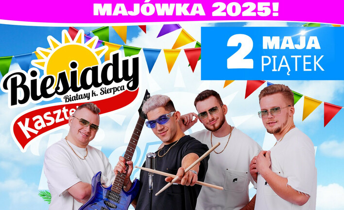 Mega koncert 2 maja! Discoboys i Kamil Kossakowski na scenie Biesiad Kasztelan