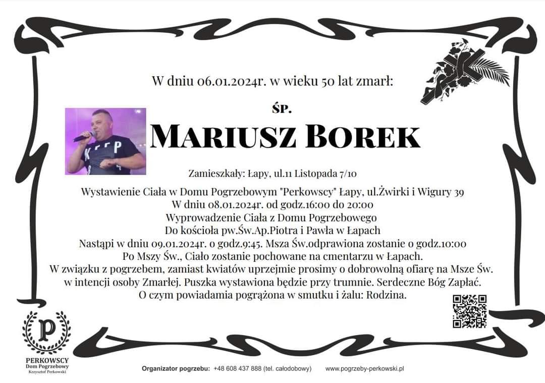 Nie żyje członek uwielbianej formacji disco polo Skalar - Mariusz Borek