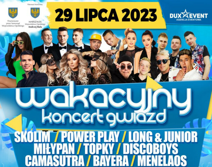 Niezapomniane wakacje w rytmie disco polo - Wakacyjny Koncert Gwiazd Opole 2023 już 29 lipca!


